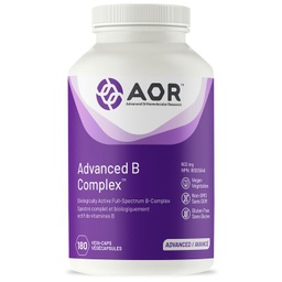[10011867] Advanced B Complex - 602 mg - 180 veggie capsules