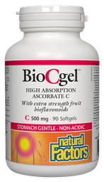 [10007220] BioCgel High Absorption Ascorbate C - 500 mg - 90 soft gels