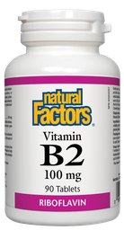 [10007195] Vitamin B2 - 100 mg - 90 tablets