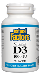 [10007182] Vitamin D3 1000IU - 90 tablets