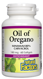[10539600] Oil Of Oregano - 180 mg - 60 soft gels