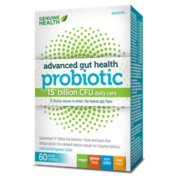 [11001603] Advanced Gut Health Probiotic - 15 Billion CFU - 60 veggie capsules