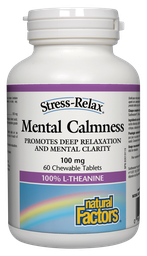 [10007341] Stress-Relax Mental Calmness - 100 mg - 60 chews