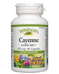 [10463500] HerbalFactors Cayenne 42,000 SHU - 470 mg