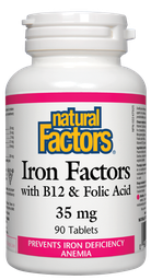 [10007259] Iron Factors - 35 mg - 90 tablets
