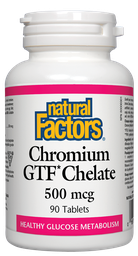 [10007255] Chromium GTF Chelate - 500 mcg - 90 tablets