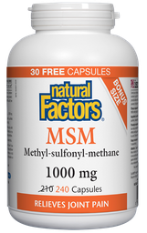 [10007457] MSM - 1,000 mg - 240 capsules