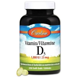 [10008477] Vitamin D3 1000IU - 250 soft gels