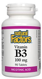[10007196] Vitamin B3 - 100 mg - 90 tablets