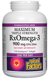 [10007468] Maximum Triple Strength RxOmega-3 - 900 mg EPA/DHA