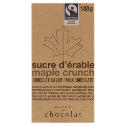 [10415500] Chocolate Bar - Maple Crunch - 100 g