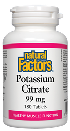 [10007265] Potassium Citrate - 99 mg - 180 tablets