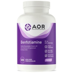 [10011795] Benfotiamine - 80 mg - 120 veggie capsules