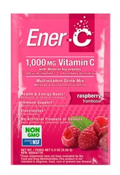 [10476300] Vitamin C Effervescent Powdered Drink Mix - Raspberry 1,000 mg - 9.28 g