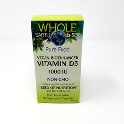 [10867200] Vegan Bioenhanced Vitamin D3 1000IU - 90 veggie capsules