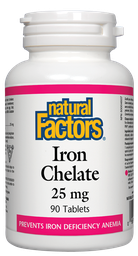 [10007258] Iron Chelate - 25 mg - 90 tablets