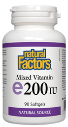 [10007227] Mixed Vitamin E - 200 IU - 90 soft gels