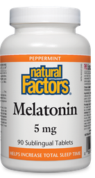 [10464400] Melatonin - Peppermint 5 mg - 90 sublingual tablets