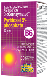 [11017200] BioCoenzymated Pyridoxal 5 Phosphate - 30 veggie capsules