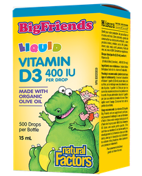 [10603400] Big Friends Vitamin D3 Drops 400IU - 15 ml