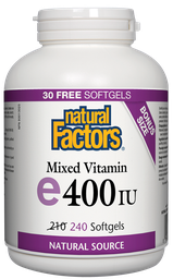 [10007442] Mixed Vitamin E - 400 IU - 240 soft gels
