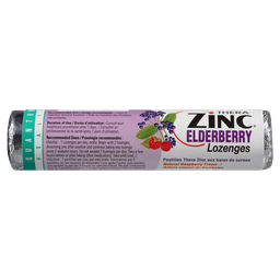 [10165700] TheraZinc Elderberry - Raspberry - 14 lozenges