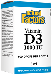 [10007185] Vitamin D3 Drops 1000IU - 15 ml