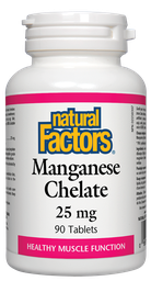 [10007264] Manganese Chelate - 25 mg - 90 tablets