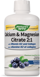 [11006201] Calcium &amp; Magnesium Citrate 2:1 - Blueberry - 500 ml