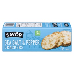 [11017637] Sea Salt and Pepper Crackers