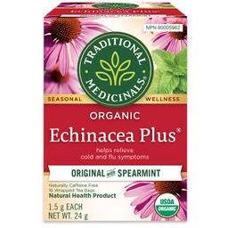 [11068720] Organic Echinacea Plus Herbal Tea - 16 count