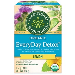 [11068730] EveryDay Detox Lemon Herbal Tea - 16 count