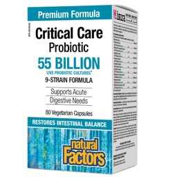[11068997] Critical Care Probiotic 55 Billion Live Probiotic Cultures - 80 veggie capsules