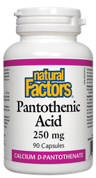 [10007205] Pantothenic Acid - 250 mg - 90 capsules