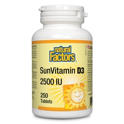 [11069104] SunVitamin D3 2500IU - 250 tablets