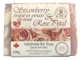 [11075086] Bar Soap - Strawberry Rose Petal - 100 g