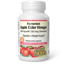 [11078045] Fermented Apple Cider Vinegar with Chromium - 90 veggie capsules