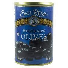 [11080972] Whole Black Ripe Olives