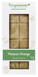 [11081098] Vegan White Chocolate Bar - Pistachio Orange