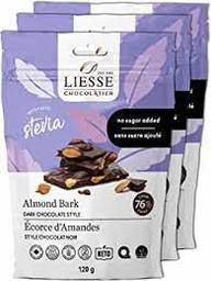 [11082568] No Sugar Added Almond Bark - Dark Chocolate 76%