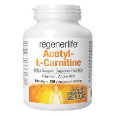 [11102846] Regenerlife Acetyl L Carnitine 500mg