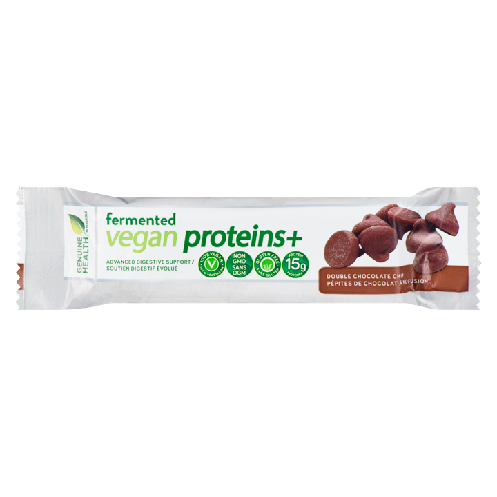 Fermented Vegan Protein Bar - Double Chocolate Chip - 55 g