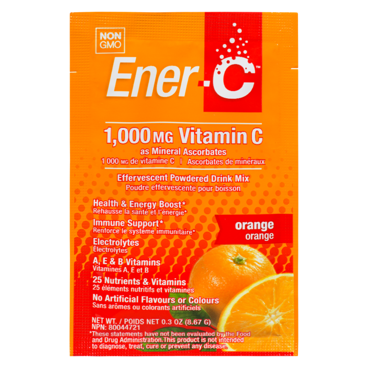 Vitamin C Effervescent Powdered Drink Mix - Orange 1,000 mg - 8.67 g