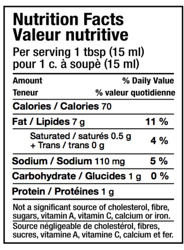 Dressing - Lemon Turmeric - 295 ml