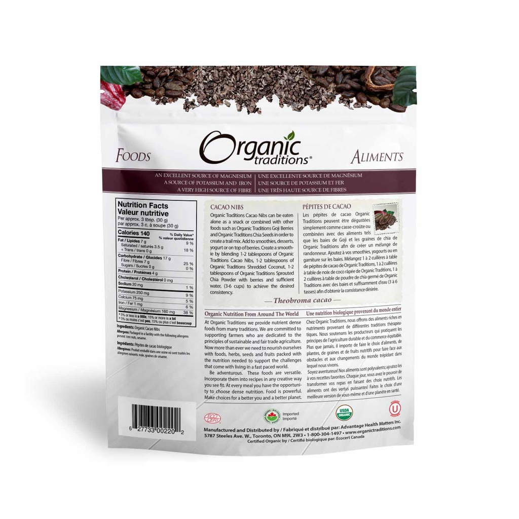 Cacao Nibs Organic - 454 g