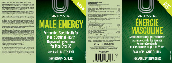 Ultimate Male Energy BONUS - 150 capsules