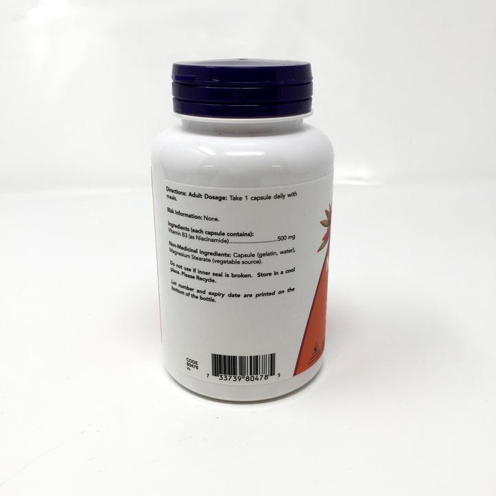 Niacinamide - 500 mg - 100 capsules