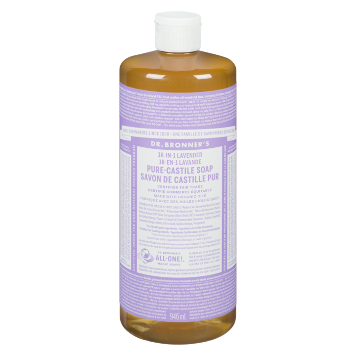 Pure-Castile Soap - Lavender - 944 ml