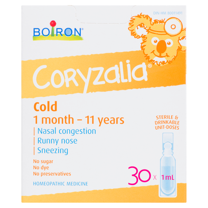 Coryzalia 1 month - 11 Years - 30 x 1 ml