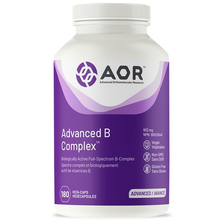 Advanced B Complex - 602 mg - 180 veggie capsules